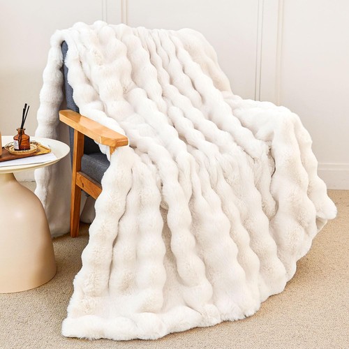 Faux rabbit fur - fur, throw